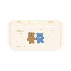 Pearl pattern disposable face towels