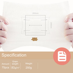 Pearl pattern Thick disposable face towels Dry wipes