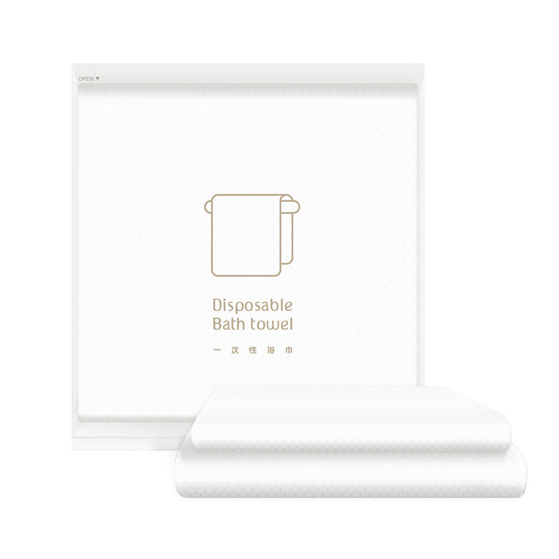 Clear frosted packaging Disposable bath towels
