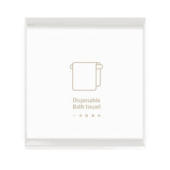 Clear frosted packaging Disposable bath towels